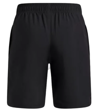 Under Armour Boys Shorts Tech Woven Wordmark Black/Venom Red