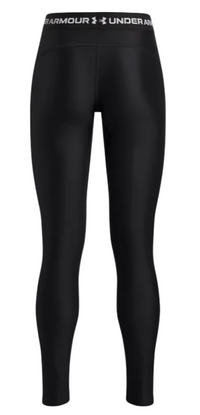 Under Armour Girls Leggings HeatGear Black/White