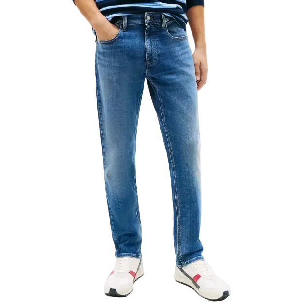 Tommy Hilfiger Mens Scanton Slim Jeans Denim Medium