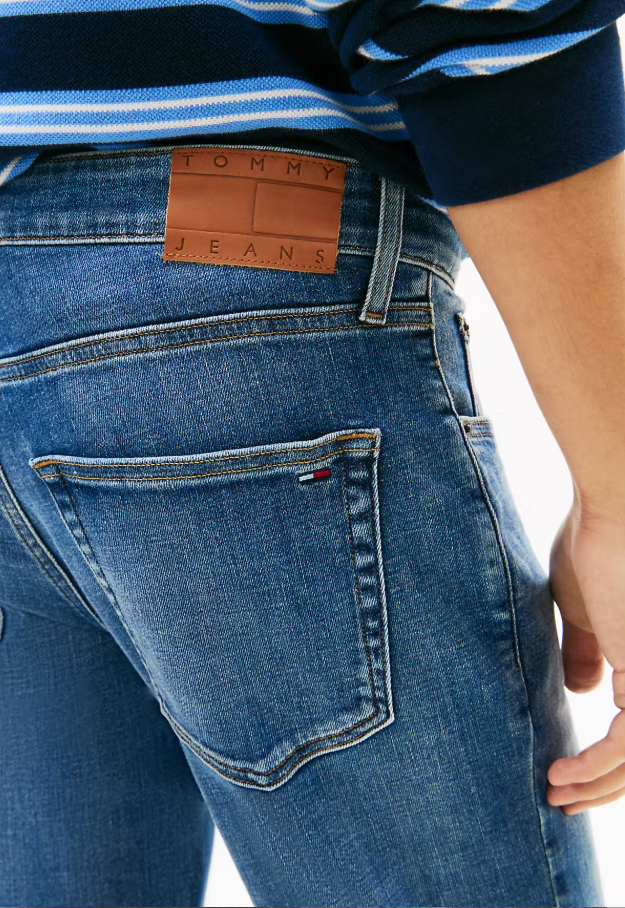 Tommy Jeans Mens Scanton Slim Jeans Denim Blue