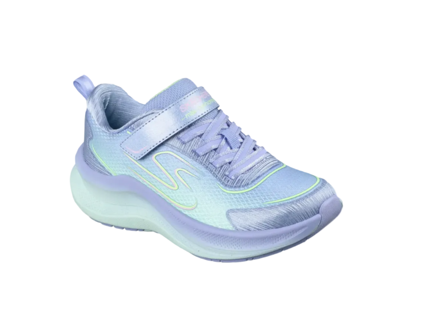 Skechers Girls Trainers Max Cushioning Ascend-Smoothie Pack Light Blue/Multi