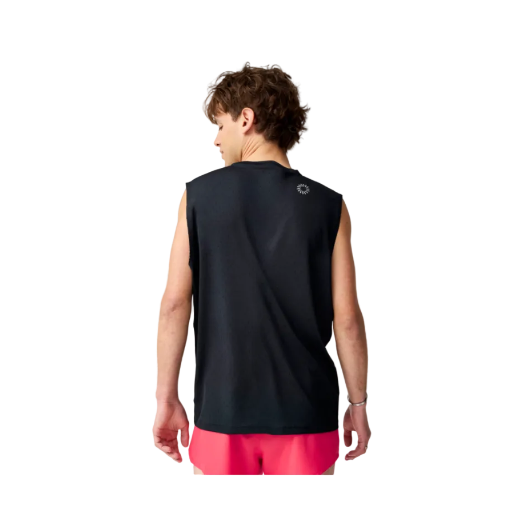 Brooks Mens Top Movement Muscle Tank Black