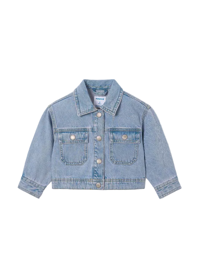 Mayoral Girls Denim Jacket Light