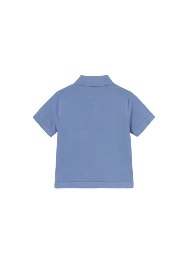 Mayoral Boys Knitted Polo Shirt Capri