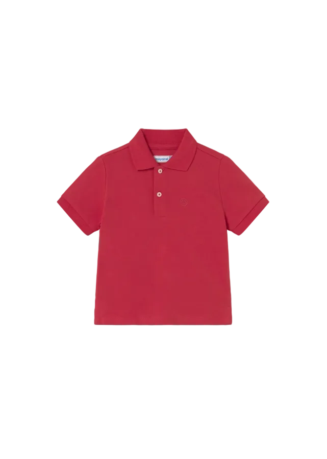 Mayoral Boys Polo Shirt Tomato