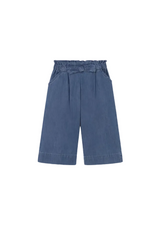 Mayoral Girls Long Flowy Trousers Dark
