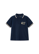 Mayoral Boys Football Polo Shirt Navy