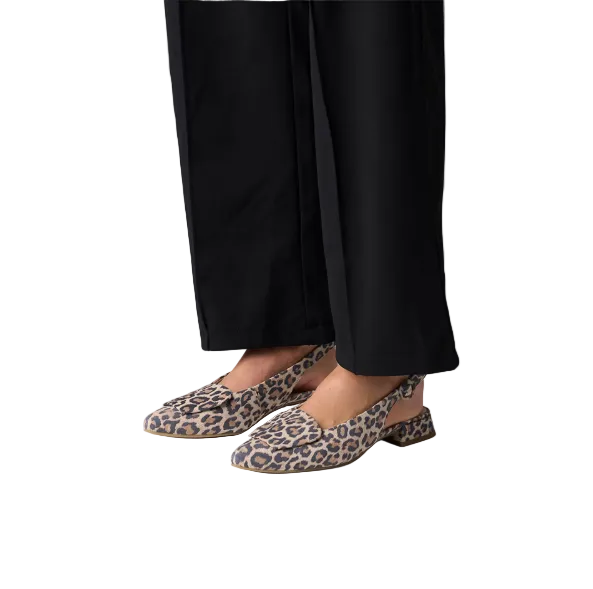 Paul Green Womens Shoe 6090-070 Leopardino Desert