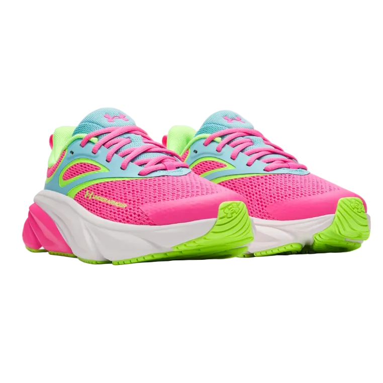 Under Armour Girls Trainer GGS Rogue 6 Pink/Blue/Green