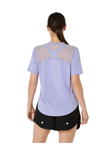 Asics Womens T-Shirt Road Fade SS Bluebell