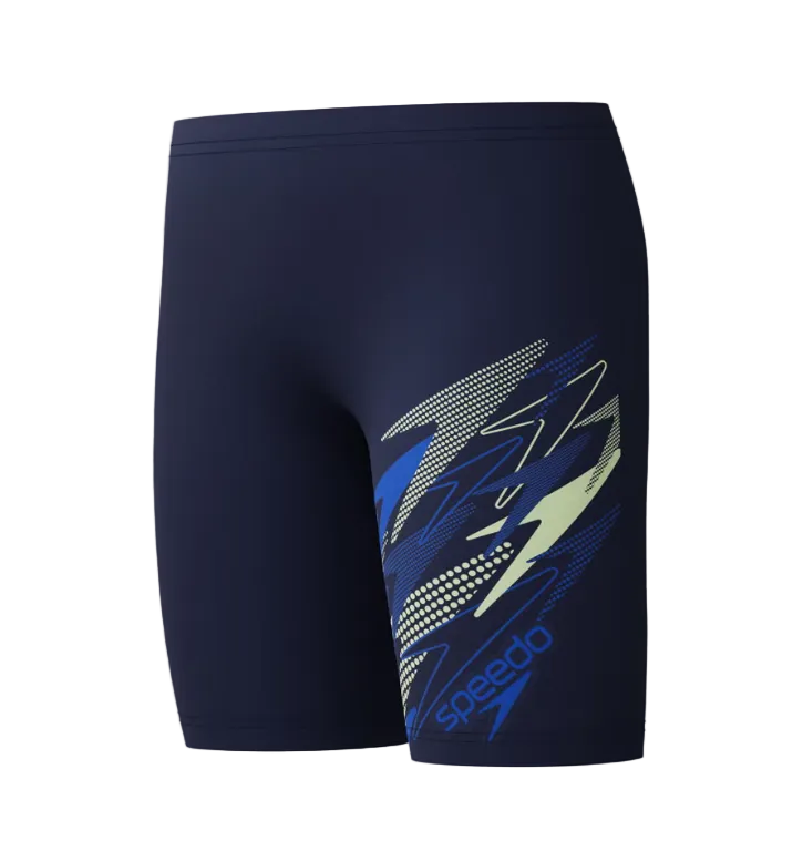 Speedo Boys Aquashort Medley Logo Jammer Navy/Blue