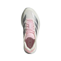 Adidas women's white and pink mesh trainer