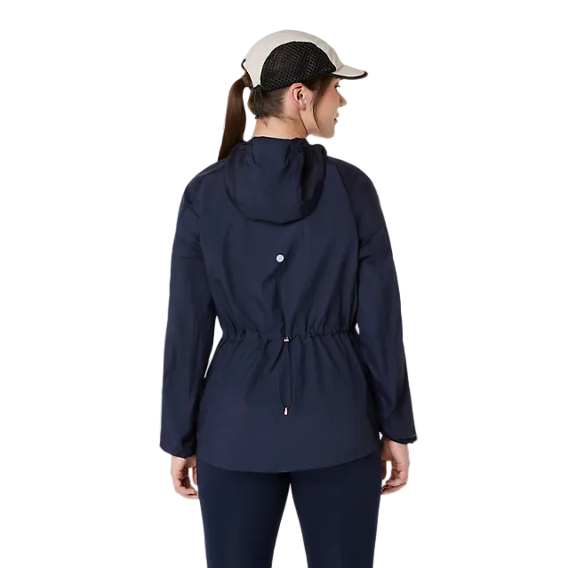Asics Womens Road Packable Jacket Midnight