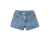 Mayoral girls' denim shorts with zip