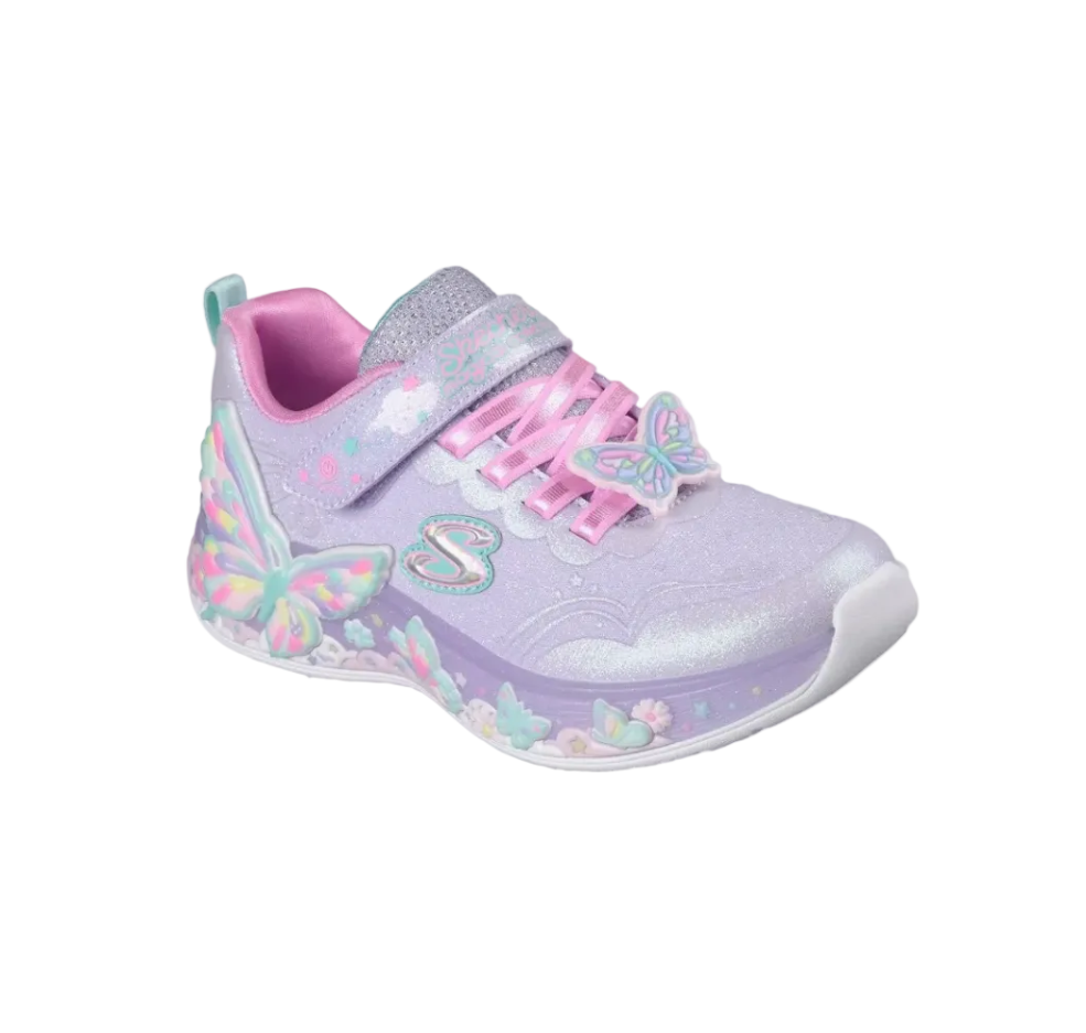 Skechers Girls Trainer S Lights-Butterfly Bliss