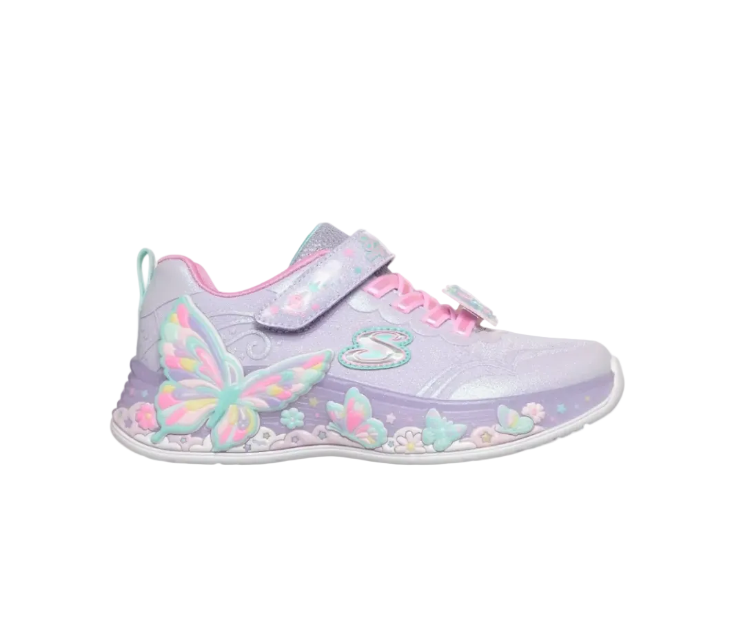 Skechers Girls Trainer S Lights-Butterfly Bliss