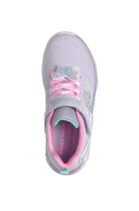 Skechers Girls Trainer S Lights-Butterfly Bliss