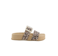 Paul Green Womens Sandal 6157-000 Leopardino Desert