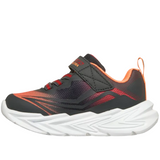 Skechers Boys Trainers Flex Glow Ultra Charcoal/Red