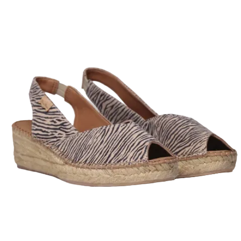 Toni Pons Womens Sandal Bernia Zebra