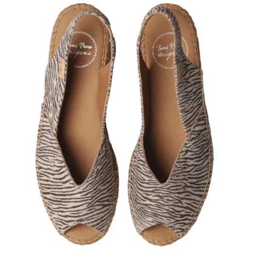 Toni Pons Womens Sandal Bernia Zebra