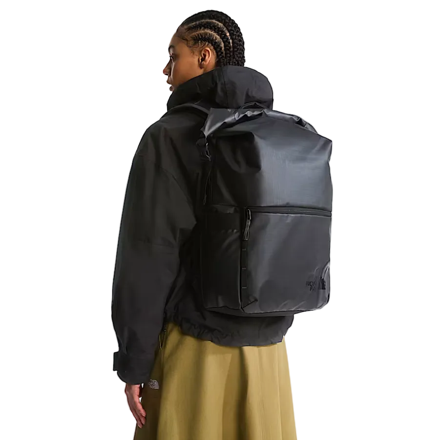 The North Face women's black bag with zip