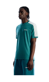 Berghaus Mens T-Shirt Farndale Tech Light Blue/Dark Blue