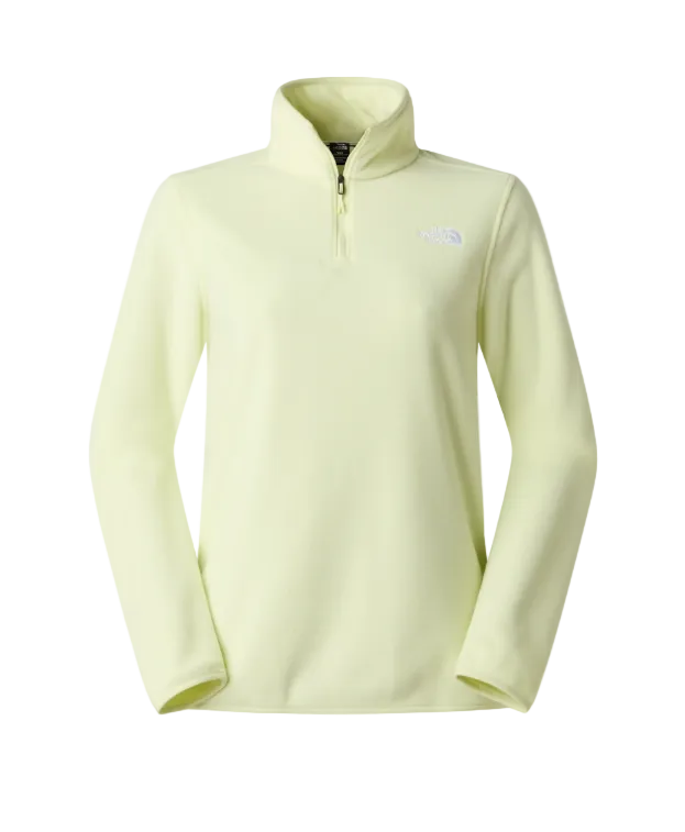 The North Face Womens Fleece 1/4 Zip Glacier Lemon Mist