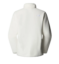 The North Face Womens Fleece 1/4 Zip Glacier White Dune