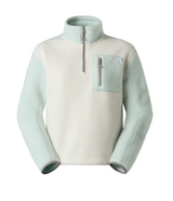 The North Face Womens 1/4 Zip Yumiori White Dune/Opal Frost
