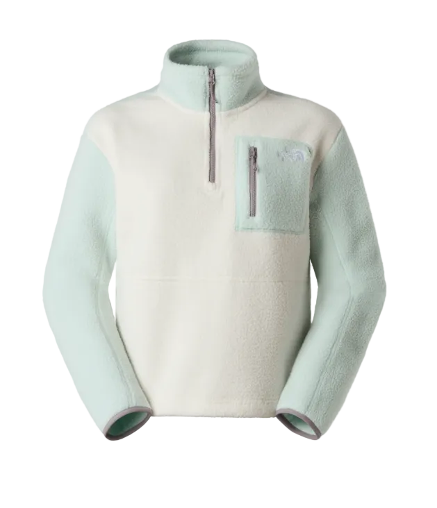 The North Face Womens 1/4 Zip Yumiori White Dune/Opal Frost