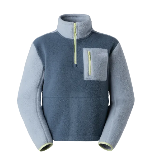 The North Face Womens 1/4 Zip Yumiori Granite Grey/Frost Grey