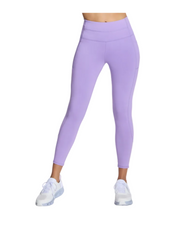 Skechers Womens Leggings Go Walk High Waisted 7/8 Purple/Coral