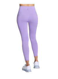 Skechers Womens Leggings Go Walk High Waisted 7/8 Purple/Coral