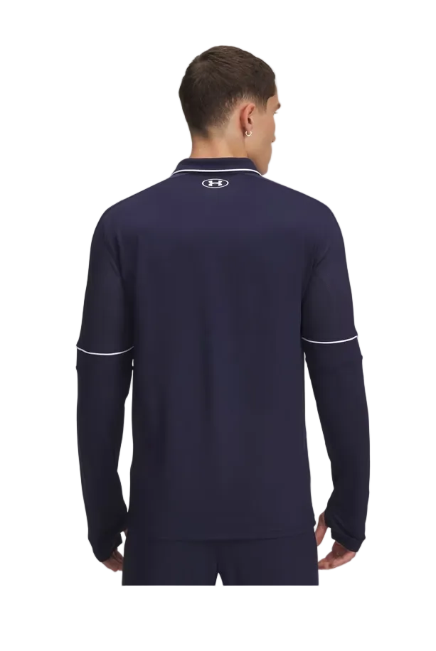 Under Armour Mens Quarter Zip Challenger Training Midnight Navy/White