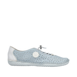 Rieker Womens Shoe 43656-12 Blue