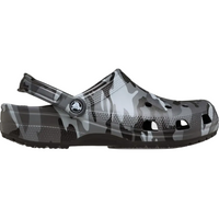 Crocs Kids Classic Camouflage Clog Black/Slate Grey