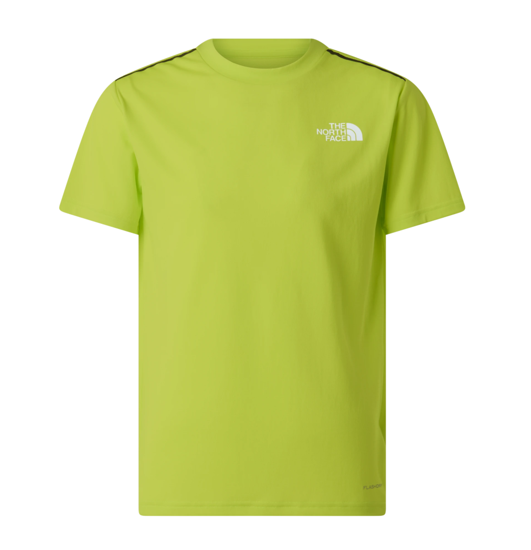 The North Face Teens T-Shirt Mountain Athletics S/S Fizz Lime