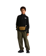 The North Face kids' black fleece t-shirt with zip