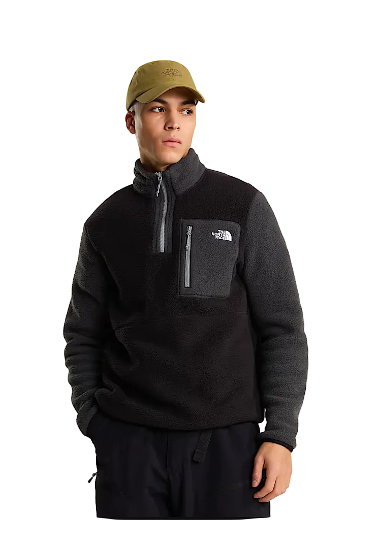 The North Face Mens 1/4 Zip Yumiori TNF Black/Asphalt Grey/Monument Grey