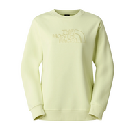 The North Face Womens Sweatshirt Drew Peak Light Regular Crew Lemon Mist/Pear