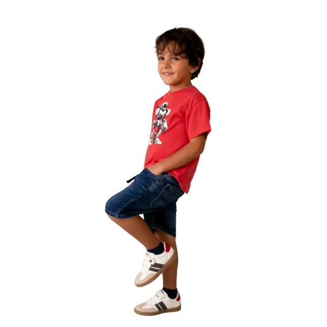 Mayoral Boys Denim Shorts Dark