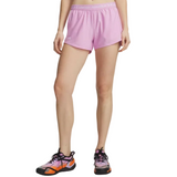 Under Armour Womens Shorts Tech Play Up Shorts Pink Dawn/White