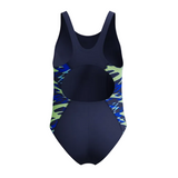 Speedo Girls Swimsuit Hyperboom Splice Muscleback Blue/Light Green