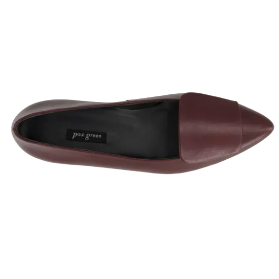 Paul Green Womens Shoe 3792 Royal Nappa Wine