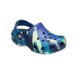 Crocs boys' navy and teal slip-on clog