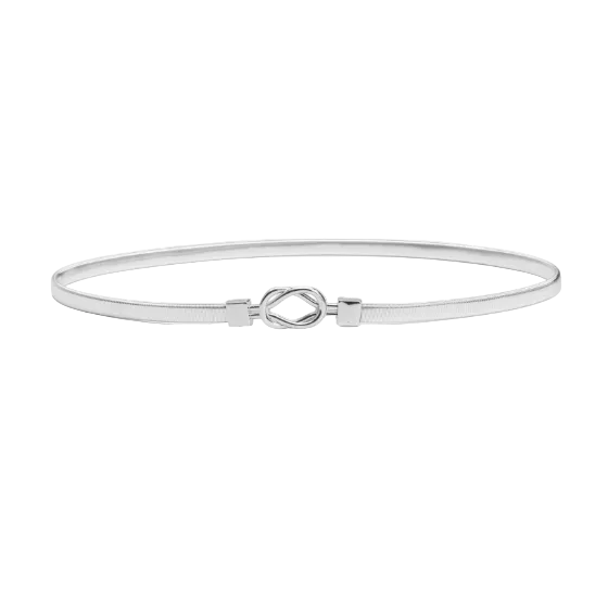 Tiffosi Womens Belt Party Silver