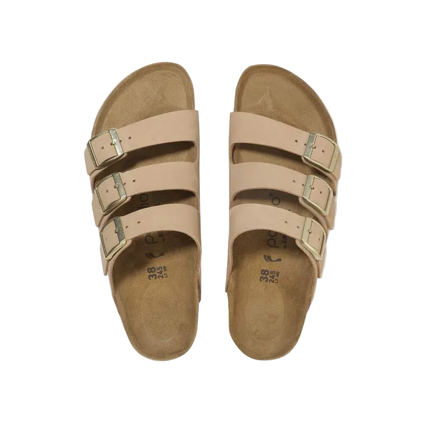 Birkenstock Womens Sandal Florida III Pap Flex Platform Sandcastle