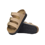 Birkenstock Womens Sandal Florida III Pap Flex Platform Sandcastle