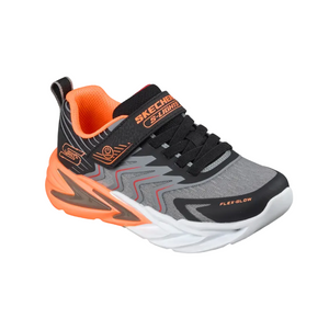 Skechers Boys Trainer S-Lights: Flex-Glow Ultra - Prism-Pacer Black/Charcoal